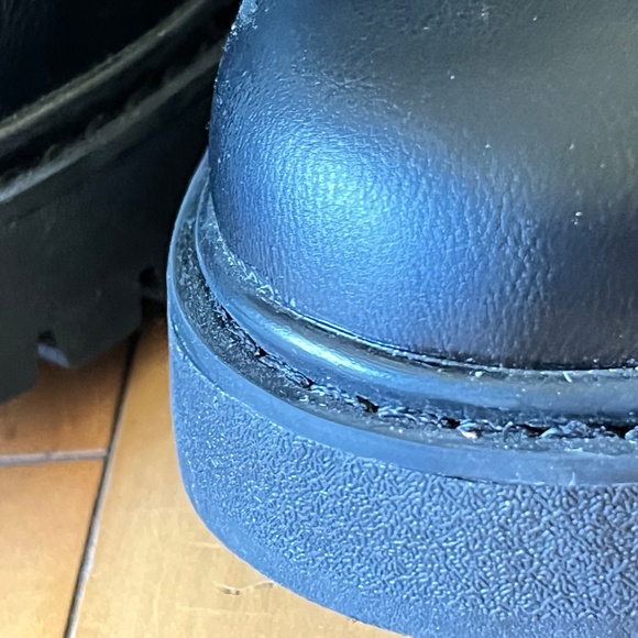 Zoo York Men’s Black Combat Boots Size 12 – Lace-Up & Side Zip Streetwear - Picture 7 of 13